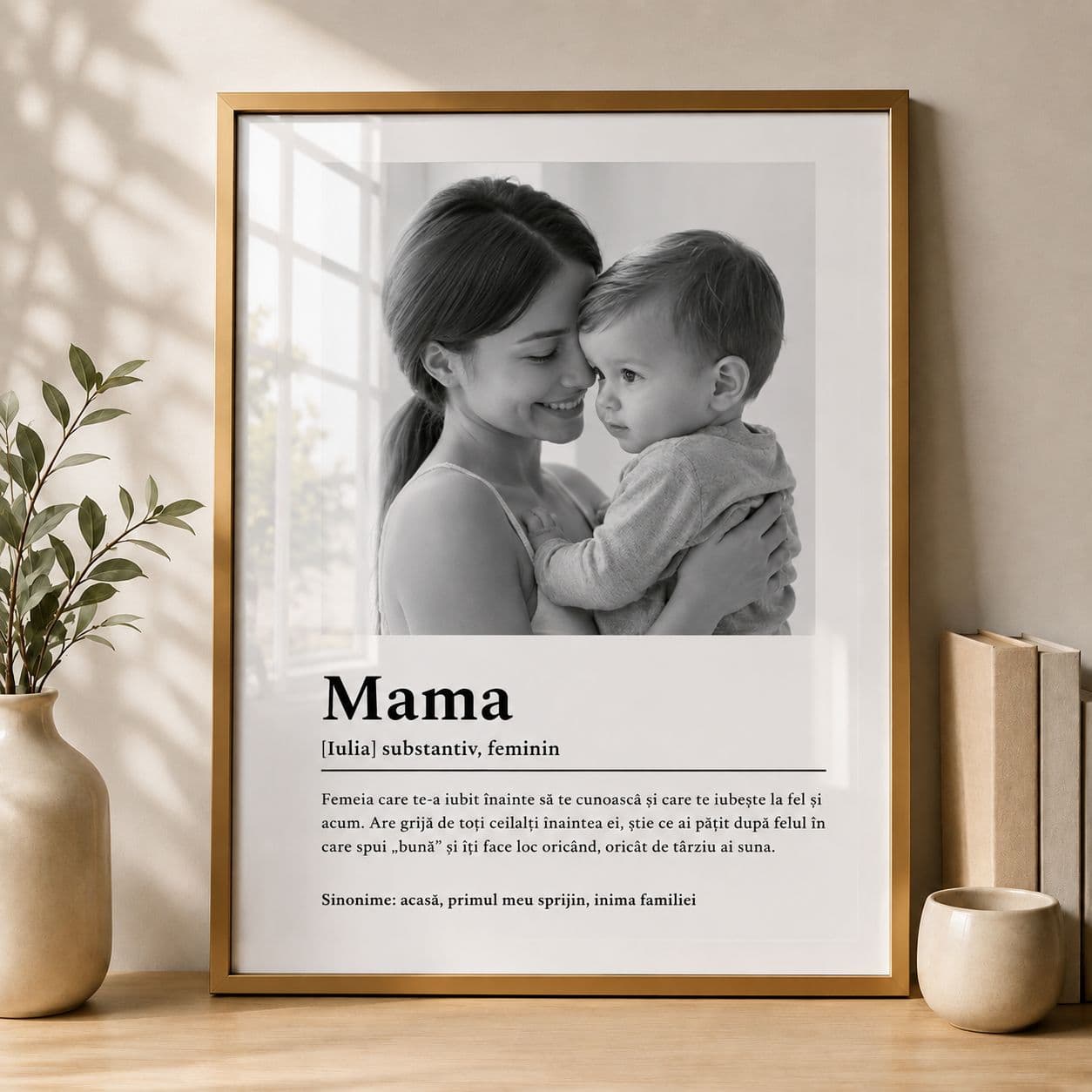 Tablou personalizat pentru mama